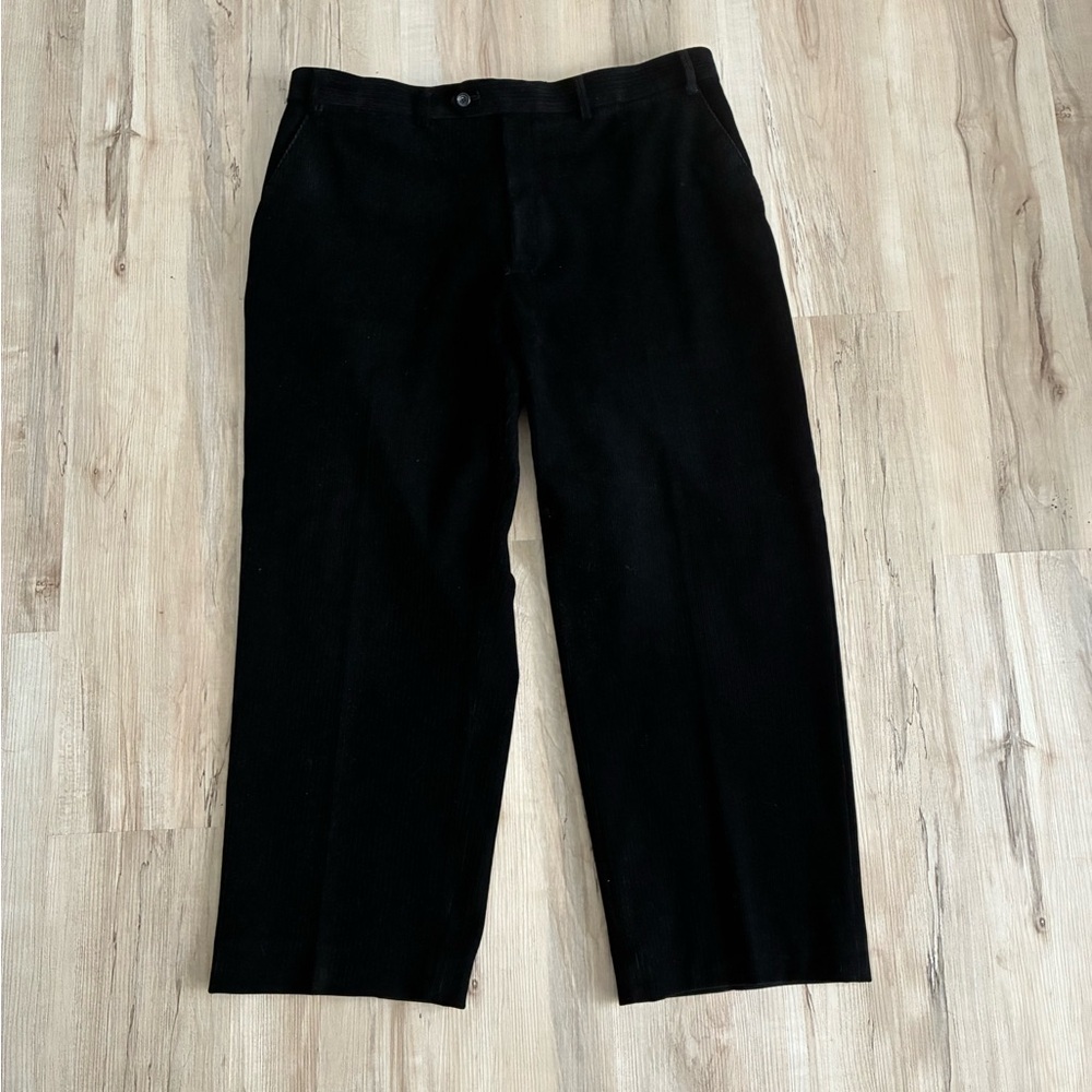 Lauren Ralph Lauren Men's Black Corduroy Trousers SIZE 38x30